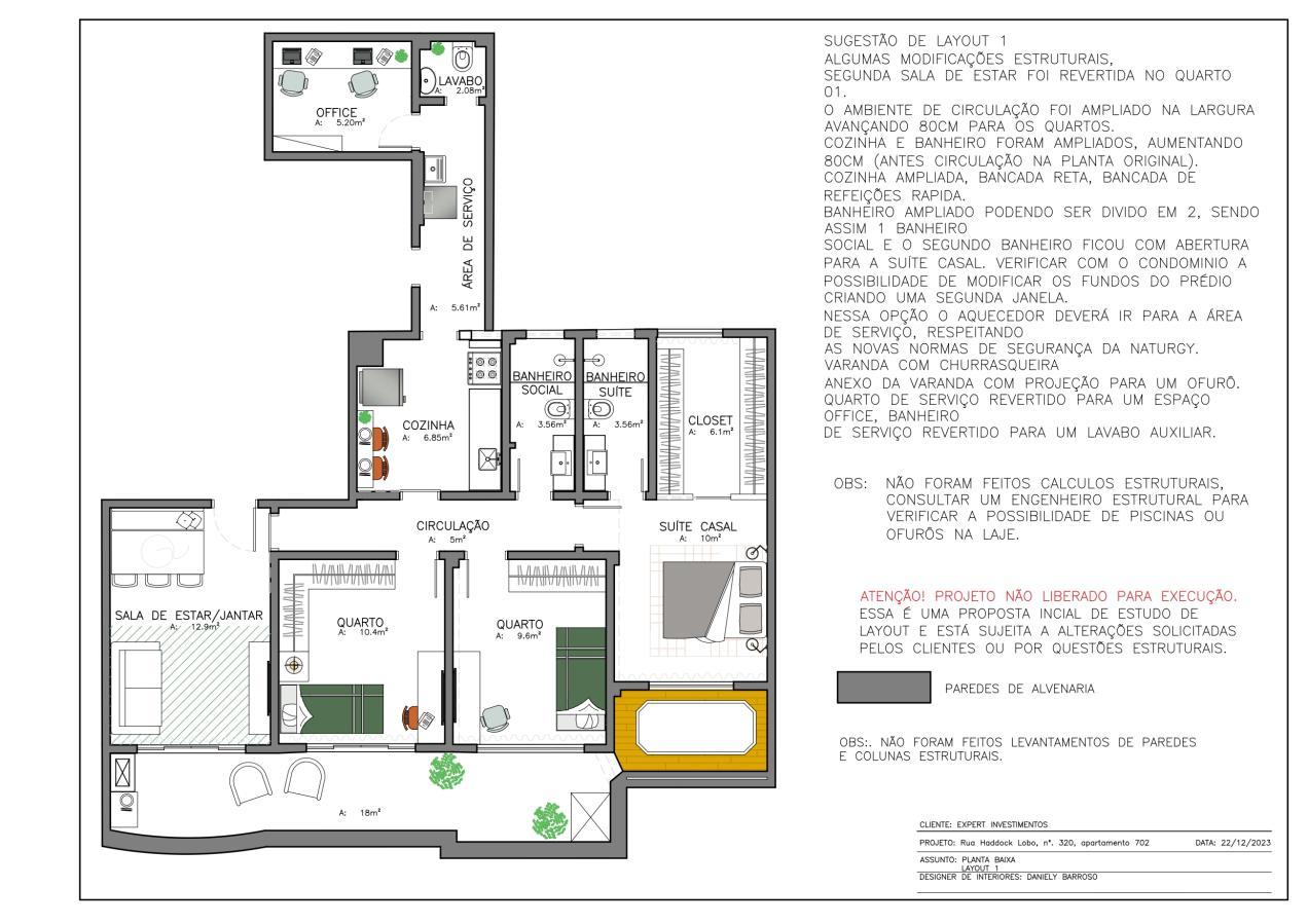 Apartamento à venda com 2 quartos, 120m² - Foto 3