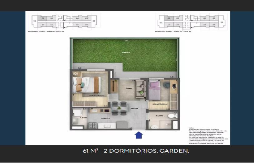 Apartamento à venda com 2 quartos, 55m² - Foto 19