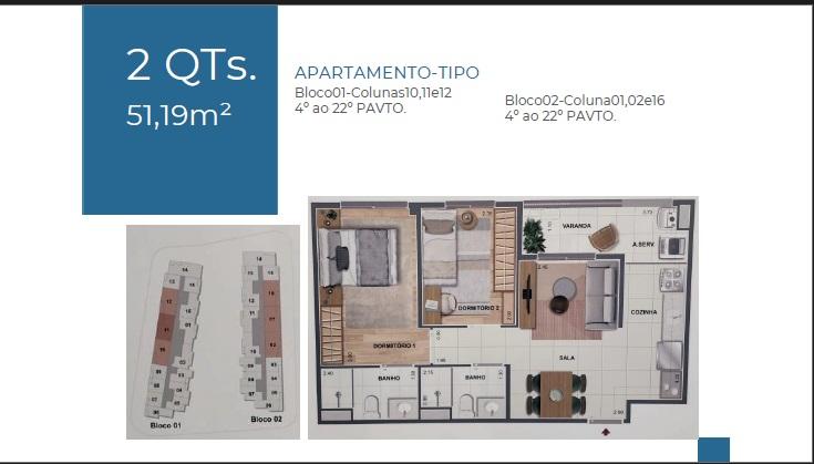 Apartamento à venda com 1 quarto, 29m² - Foto 9