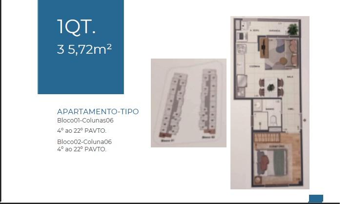 Apartamento à venda com 1 quarto, 29m² - Foto 6