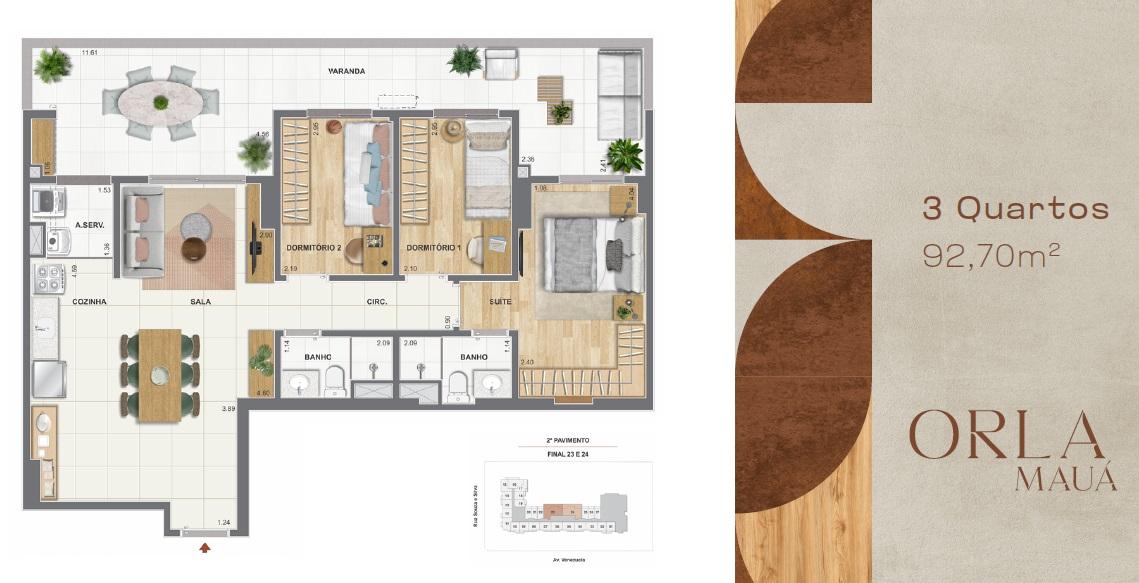 Apartamento à venda com 1 quarto, 33m² - Foto 2