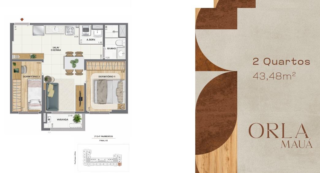 Apartamento à venda com 1 quarto, 33m² - Foto 7